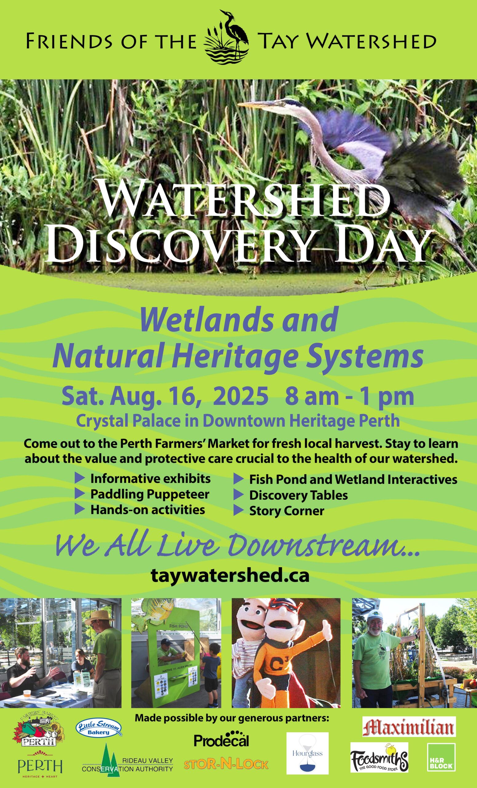 Watershed Discovery Day 2025 Poster showing details of the event