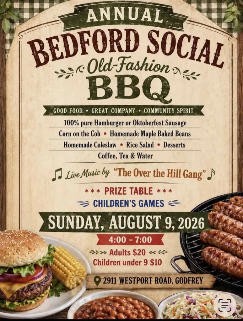 bedford special bbq aug 9 2026